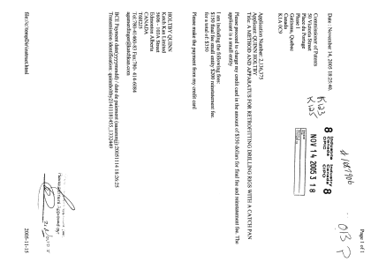 Document de brevet canadien 2136375. Poursuite-Amendment 20041214. Image 1 de 1