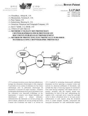 Document de brevet canadien 2137065. Page couverture 19990204. Image 1 de 2