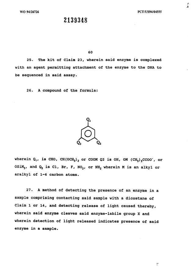 Canadian Patent Document 2139348. Claims 19941124. Image 8 of 9