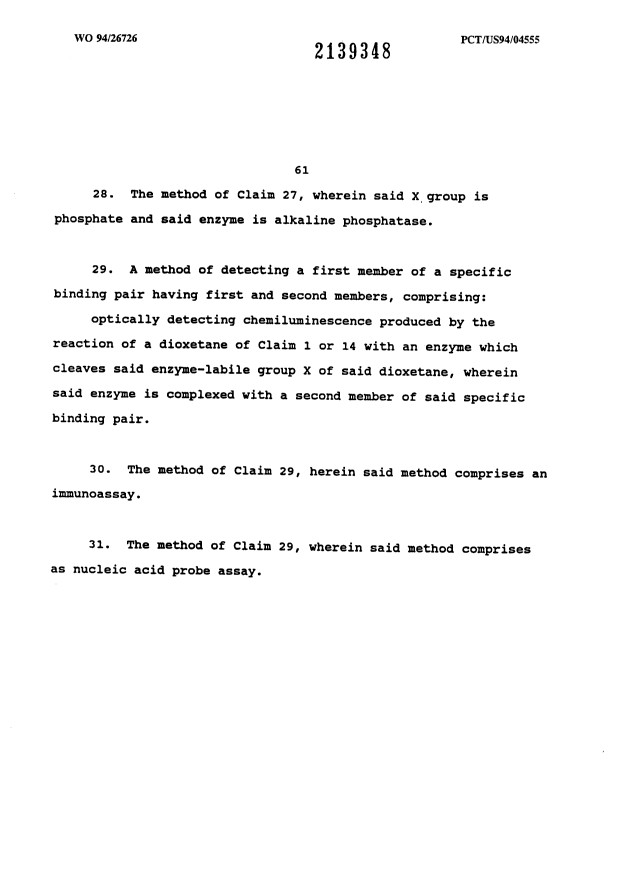 Document de brevet canadien 2139348. Revendications 19941124. Image 9 de 9
