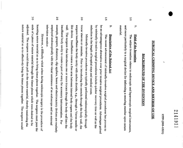 Document de brevet canadien 2141911. Description 20001216. Image 1 de 13