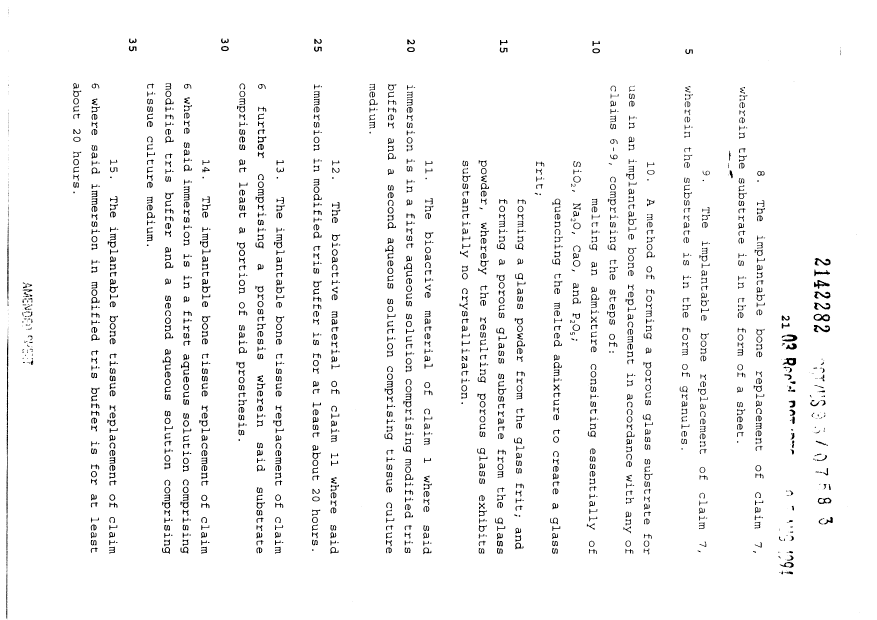Document de brevet canadien 2142282. Revendications 19991205. Image 2 de 3