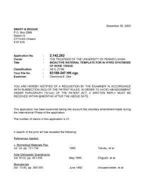 Document de brevet canadien 2142282. Poursuite-Amendment 20021230. Image 1 de 4