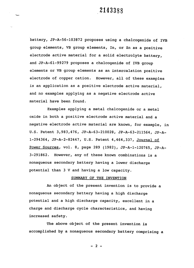 Canadian Patent Document 2143388. Description 19950829. Image 2 of 42