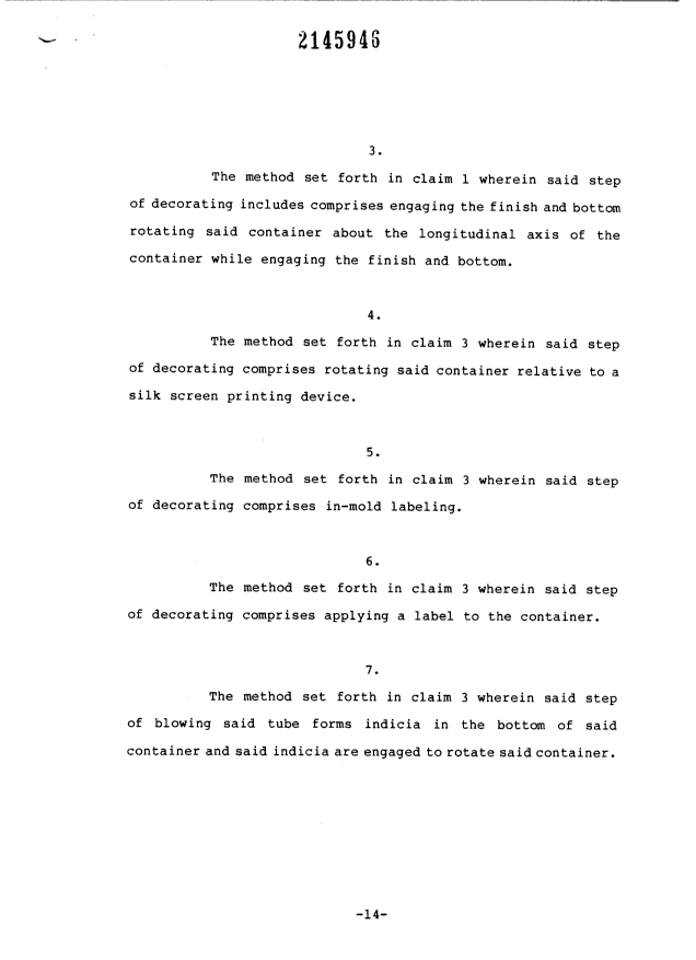 Document de brevet canadien 2145946. Revendications 19950330. Image 2 de 21