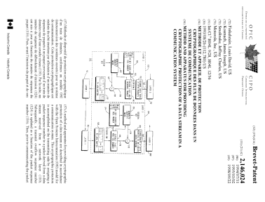 Canadian Patent Document 2146024. Cover Page 19980831. Image 1 of 2