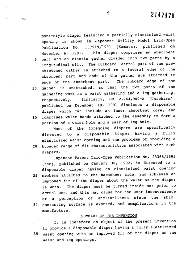 Document de brevet canadien 2147470. Description 19980128. Image 2 de 35