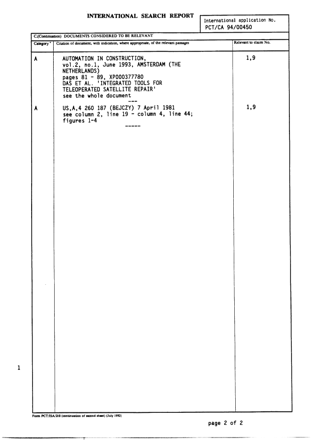 Document de brevet canadien 2147654. PCT 19941221. Image 2 de 5
