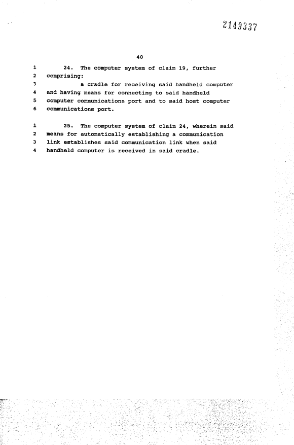 Document de brevet canadien 2149337. Revendications 19940609. Image 6 de 6