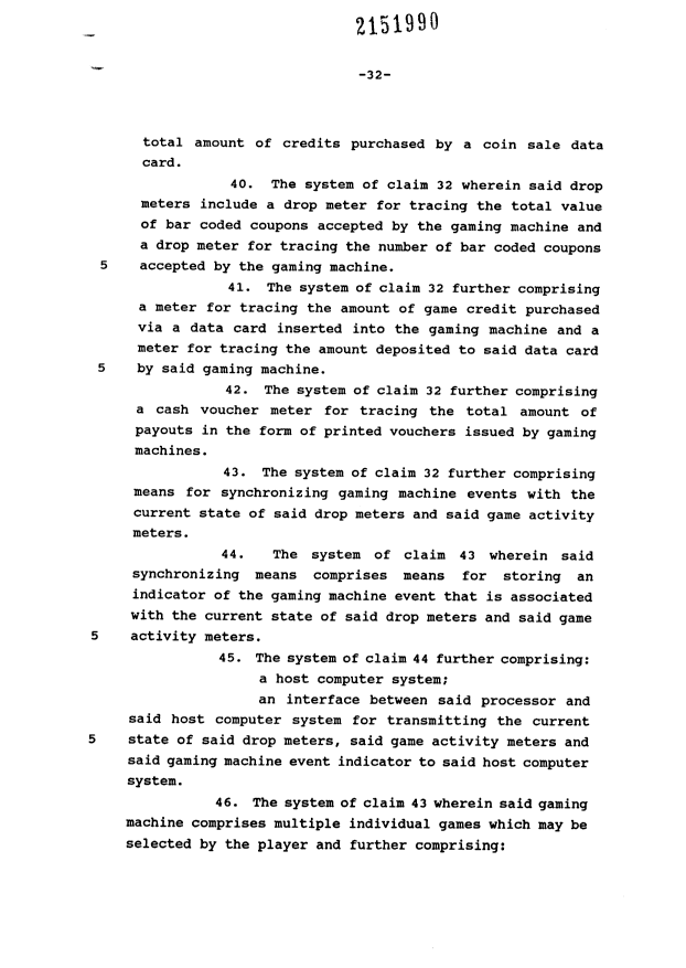 Document de brevet canadien 2151990. Revendications 19971201. Image 9 de 10