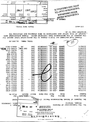 Canadian Patent Document 2152058. Fees 19951120. Image 1 of 1