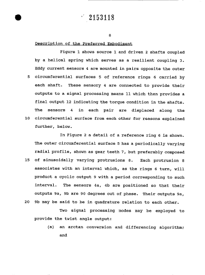 Document de brevet canadien 2153118. Description 19941230. Image 8 de 10