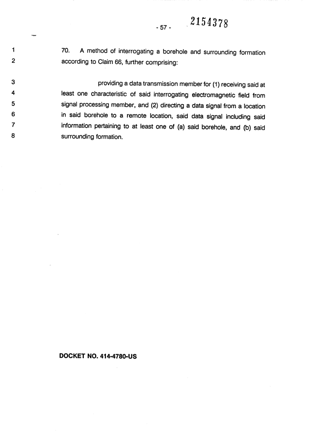 Document de brevet canadien 2154378. Revendications 19960202. Image 23 de 23