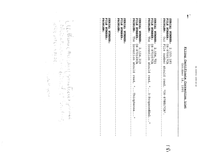 Document de brevet canadien 2154721. Correspondance 19941218. Image 1 de 2
