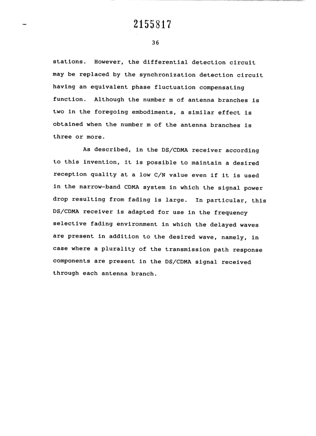 Document de brevet canadien 2155817. Description 19951212. Image 36 de 36