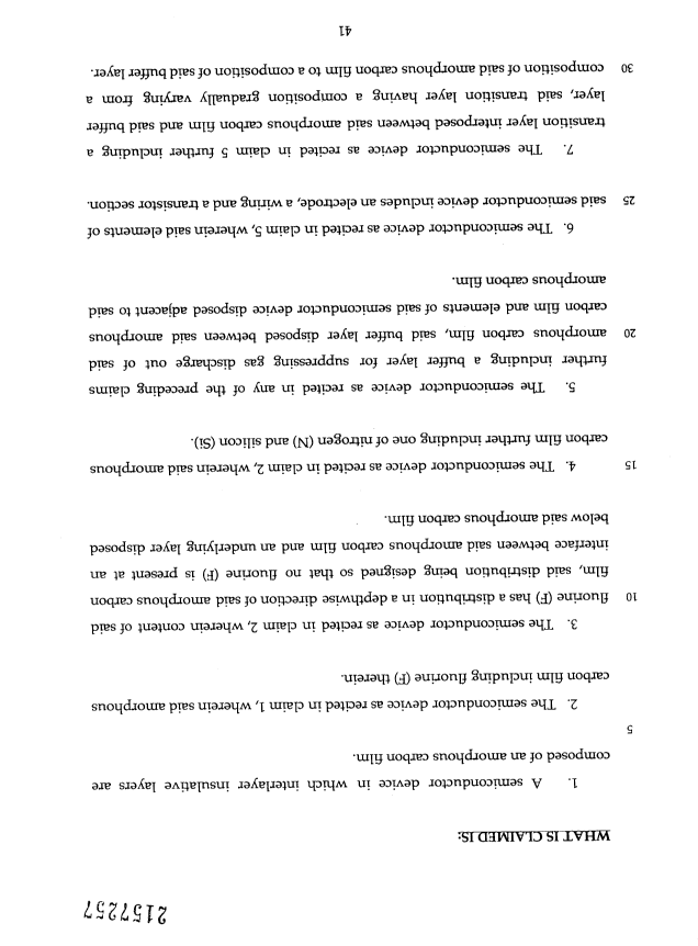 Document de brevet canadien 2157257. Revendications 19951213. Image 1 de 3