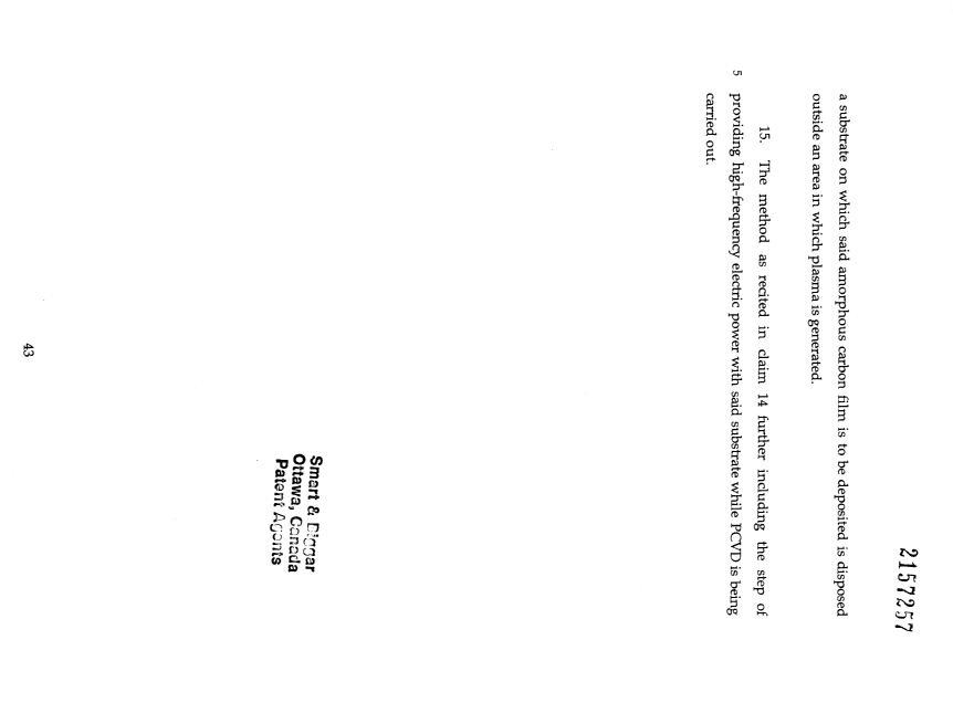 Document de brevet canadien 2157257. Revendications 19951213. Image 3 de 3