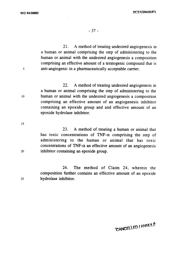Document de brevet canadien 2157288. PCT 19950830. Image 23 de 23