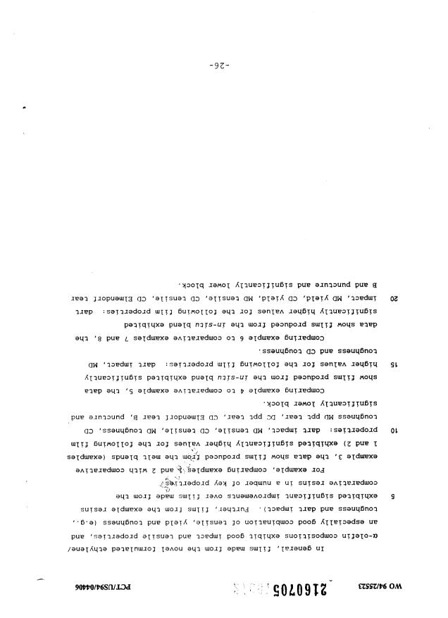 Canadian Patent Document 2160705. Description 19931210. Image 26 of 26