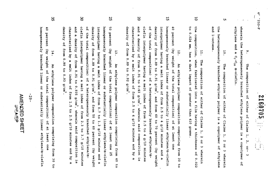 Document de brevet canadien 2160705. Revendications 19931210. Image 3 de 4