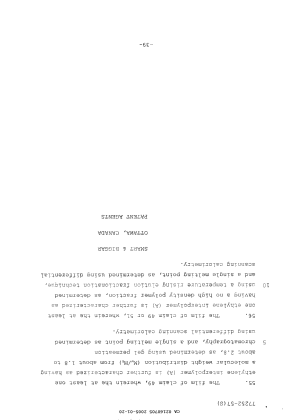Document de brevet canadien 2160705. Revendications 20041220. Image 13 de 13