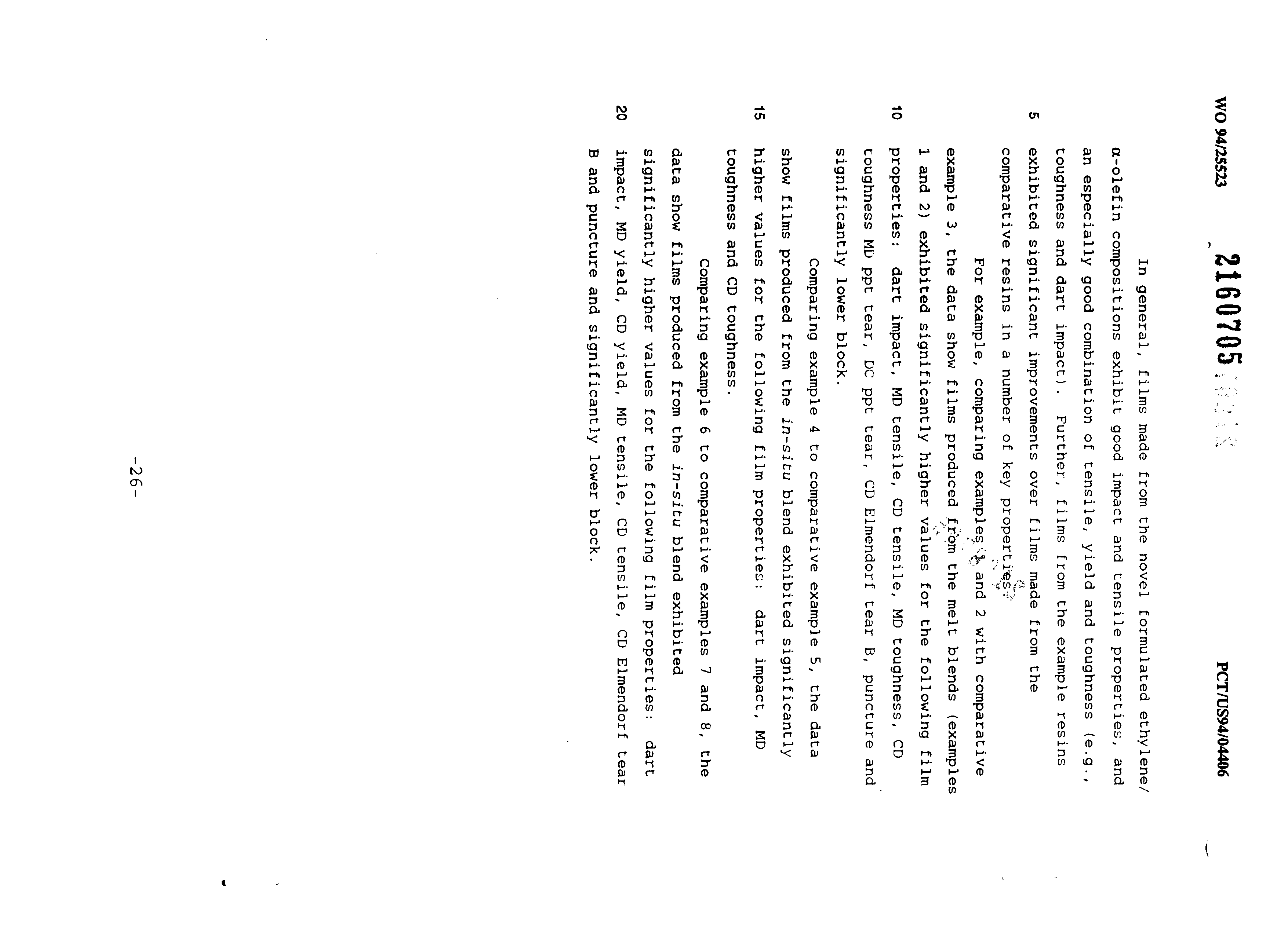 Canadian Patent Document 2160705. Description 20041220. Image 29 of 29