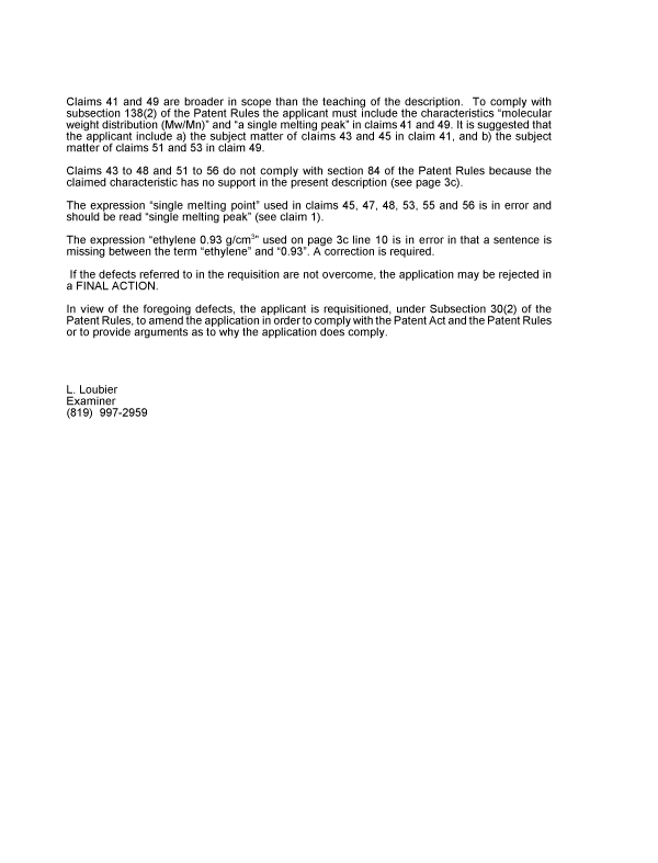 Document de brevet canadien 2160705. Poursuite-Amendment 20041220. Image 2 de 2
