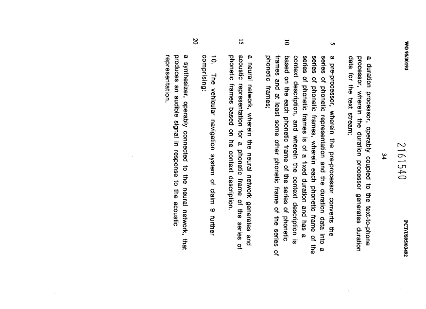 Canadian Patent Document 2161540. Claims 19951109. Image 8 of 8