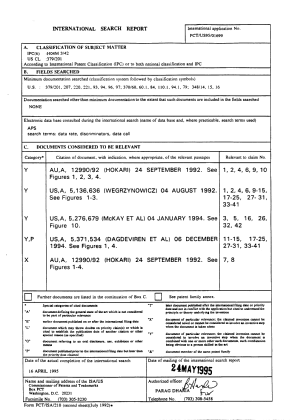 Document de brevet canadien 2162860. PCT 19951114. Image 1 de 1
