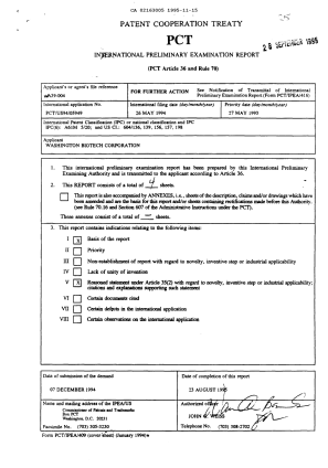 Document de brevet canadien 2163005. PCT 19941215. Image 2 de 7