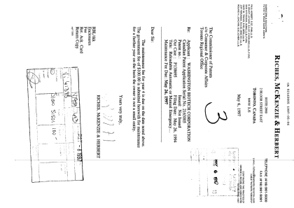Document de brevet canadien 2163005. Taxes 19961206. Image 1 de 1