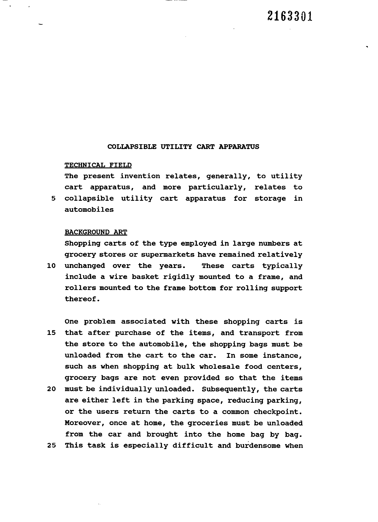 Document de brevet canadien 2163301. Description 19960404. Image 1 de 12