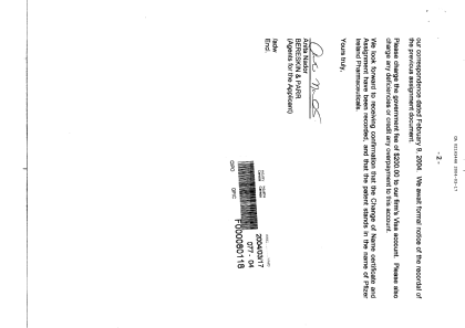 Canadian Patent Document 2163446. Prosecution-Amendment 20031217. Image 2 of 6
