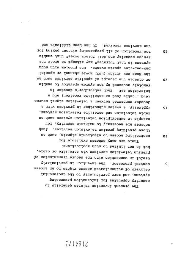 Canadian Patent Document 2164173. Description 19960424. Image 1 of 27