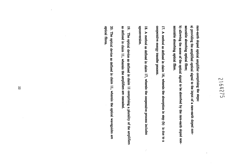 Document de brevet canadien 2164275. Revendications 19960426. Image 4 de 4