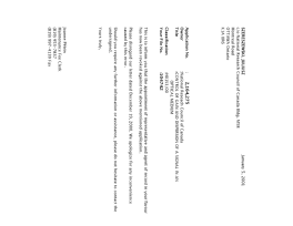 Document de brevet canadien 2164275. Correspondance 20010105. Image 1 de 1