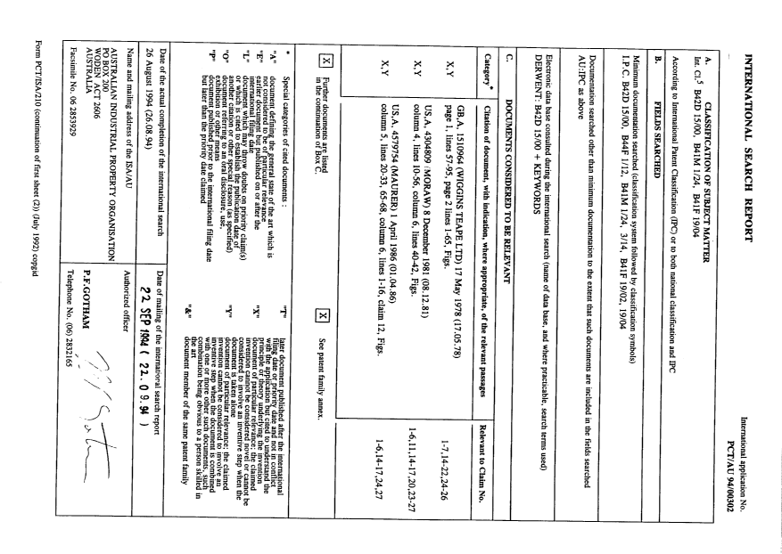 Document de brevet canadien 2164629. PCT 19951206. Image 1 de 19