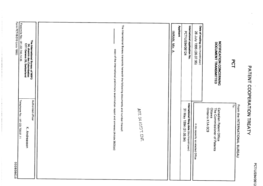 Document de brevet canadien 2164860. PCT 19951208. Image 2 de 10