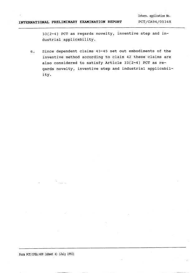 Document de brevet canadien 2165420. PCT 19941215. Image 10 de 10
