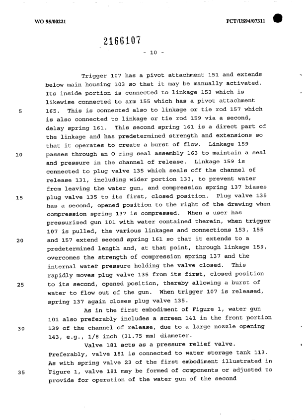 Canadian Patent Document 2166107. Description 19950105. Image 10 of 11