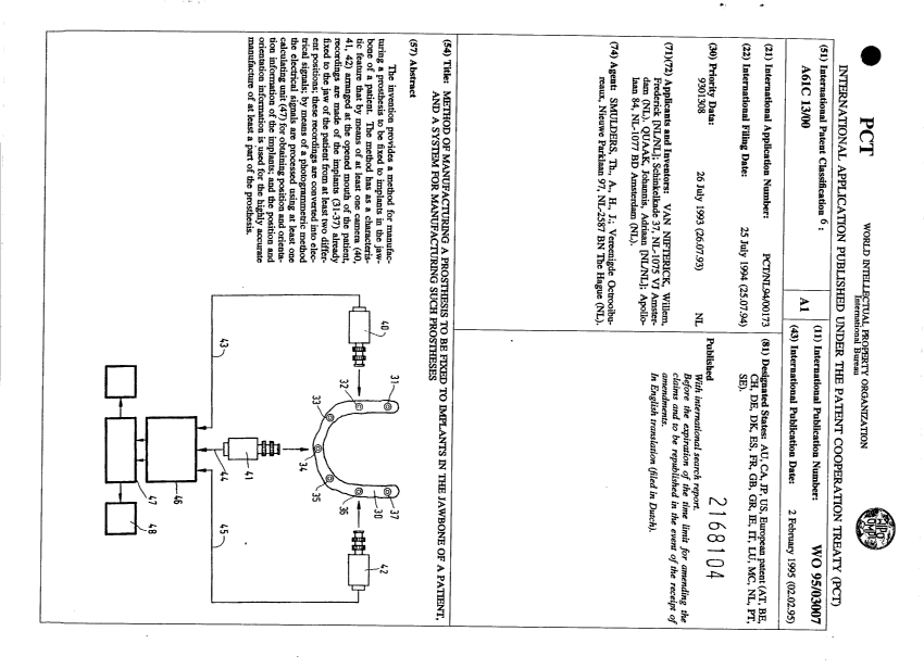Document de brevet canadien 2168104. Abrégé 19950202. Image 1 de 1