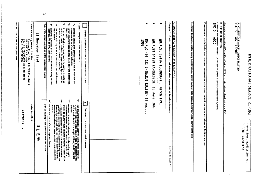 Document de brevet canadien 2168104. PCT 19960125. Image 1 de 9