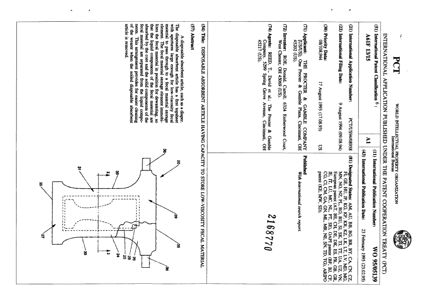 Document de brevet canadien 2168770. Abrégé 19950223. Image 1 de 1