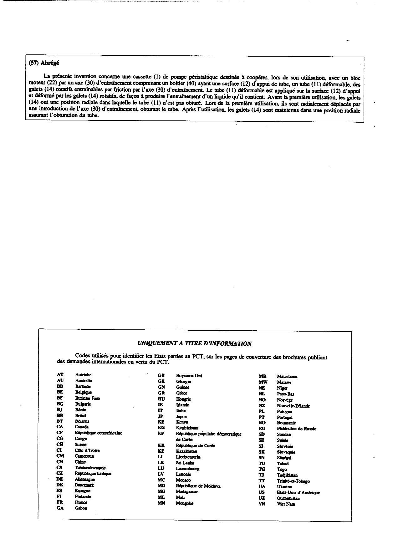 Document de brevet canadien 2168854. Abrégé 19950216. Image 1 de 1
