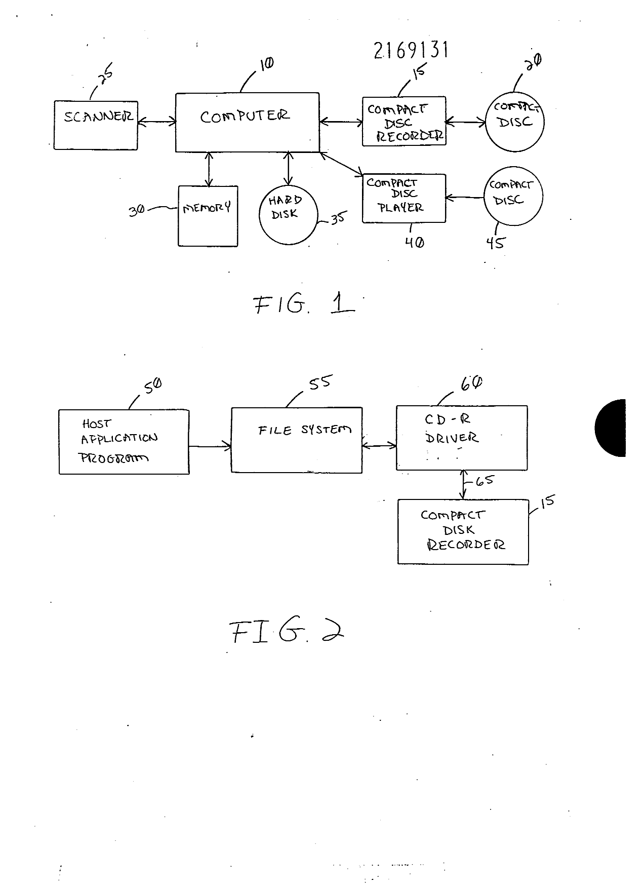 Document de brevet canadien 2169131. Dessins 19960529. Image 1 de 8