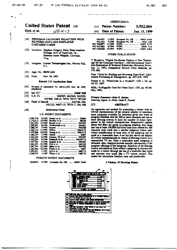 Document de brevet canadien 2170429. Poursuite-Amendment 19990803. Image 13 de 13