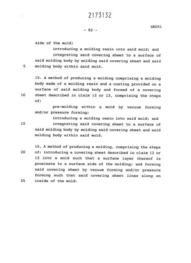 Document de brevet canadien 2173132. Revendications 19960215. Image 4 de 4