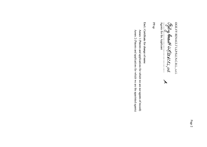 Canadian Patent Document 2173457. Assignment 20091209. Image 2 of 15