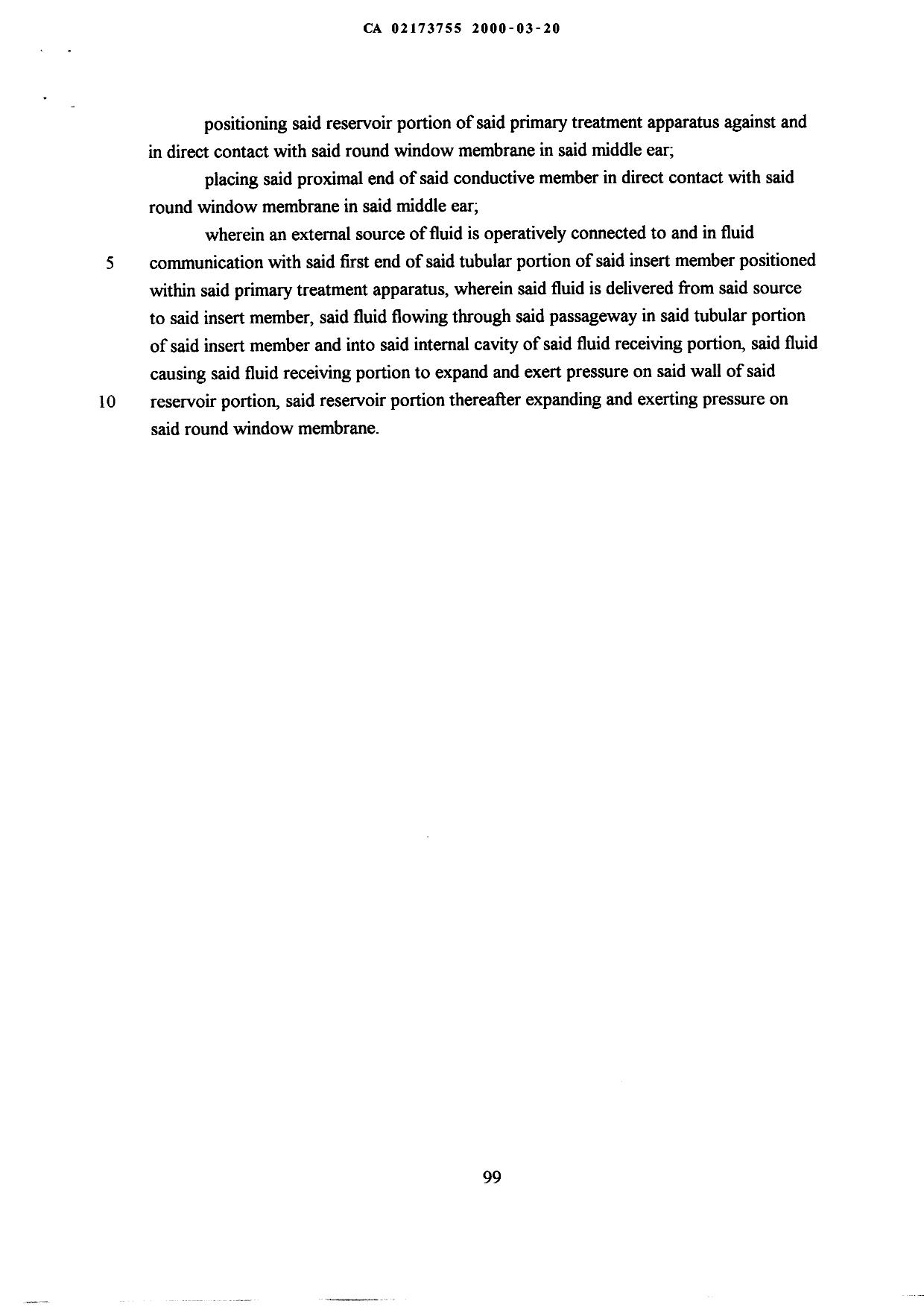Canadian Patent Document 2173755. Prosecution-Amendment 20000320. Image 19 of 19