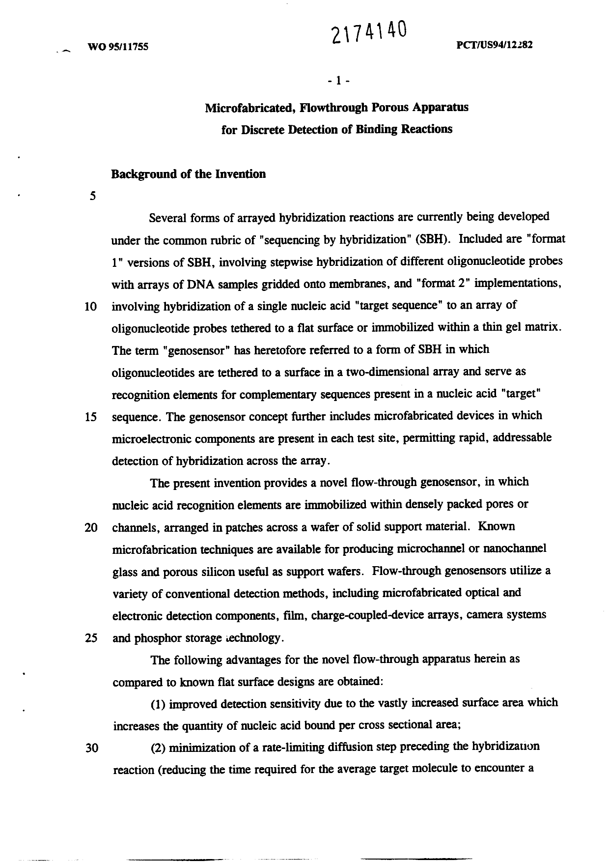 Canadian Patent Document 2174140. Description 20030106. Image 1 of 42